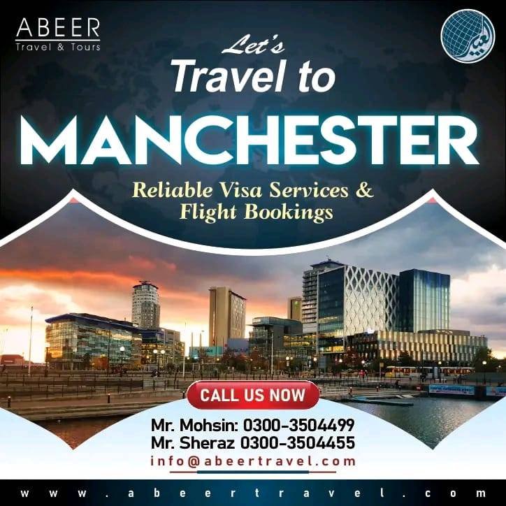 Reliable Visa Services & Flight Bookings for MANCHESTER
